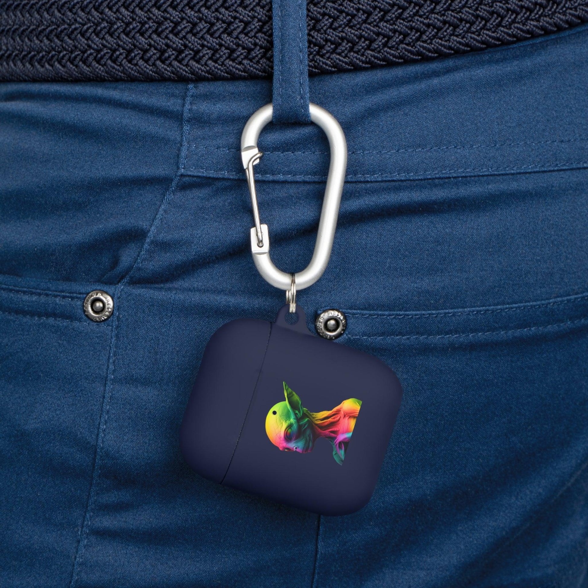 LGBTQWorldwide - ,,GLÜCKLICHES ALIEN" AirPods und AirPods Pro Hülle Accessories, AirPods, AirPods Pro, Back-to-School, Case, Flexible, tech, Tech Accessories, TPU lgbtq Bekleidung Accessoires unisex Zubehör