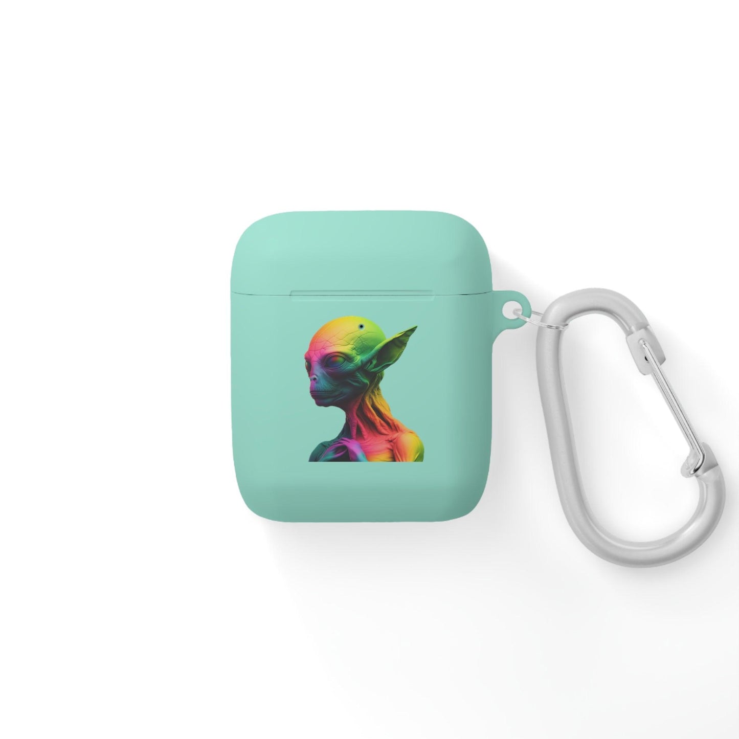 LGBTQWorldwide - ,,GLÜCKLICHES ALIEN" AirPods und AirPods Pro Hülle Accessories, AirPods, AirPods Pro, Back-to-School, Case, Flexible, tech, Tech Accessories, TPU lgbtq Bekleidung Accessoires unisex Zubehör