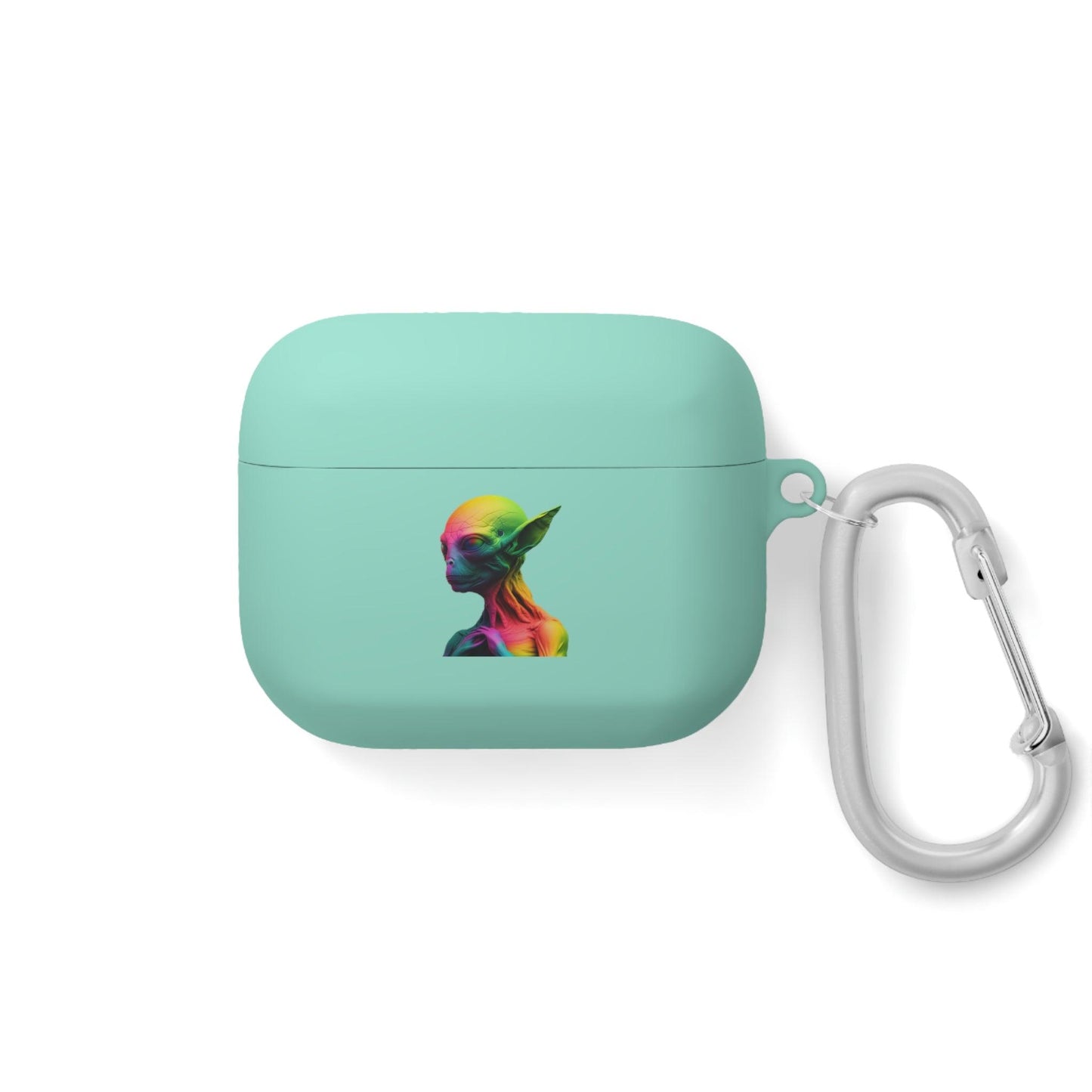 LGBTQWorldwide - ,,GLÜCKLICHES ALIEN" AirPods und AirPods Pro Hülle Accessories, AirPods, AirPods Pro, Back-to-School, Case, Flexible, tech, Tech Accessories, TPU lgbtq Bekleidung Accessoires unisex Zubehör