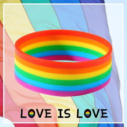 LGBTQWorldwide - Gummi Pride Armband Accessoires, Aktion, All lgbtq Bekleidung Accessoires unisex Zubehör