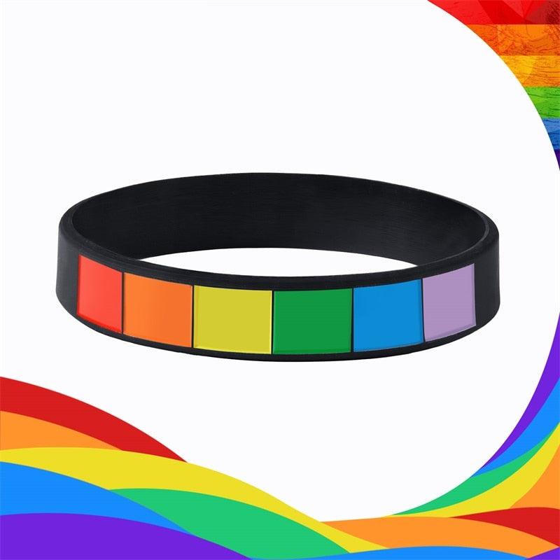 LGBTQWorldwide - Gummi Pride Armband Accessoires, Aktion, All lgbtq Bekleidung Accessoires unisex Zubehör