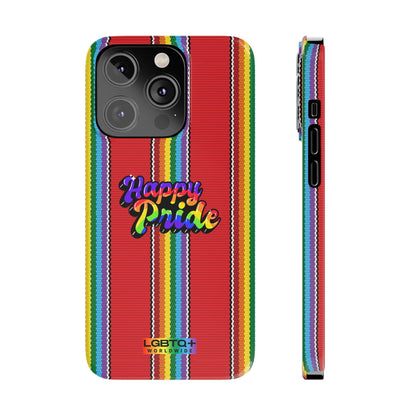 LGBTQWorldwide - ,,HAPPY PRIDE" Handyhülle Accessories, Back-to-School, card, Glossy, iPhone, iPhone Cases, Phone accessory, Phone Cases, Samsung Cases, Slim lgbtq Bekleidung Accessoires unisex Zubehör