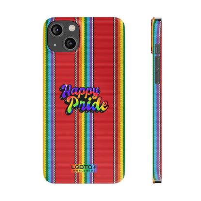 LGBTQWorldwide - ,,HAPPY PRIDE" Handyhülle Accessories, Back-to-School, card, Glossy, iPhone, iPhone Cases, Phone accessory, Phone Cases, Samsung Cases, Slim lgbtq Bekleidung Accessoires unisex Zubehör