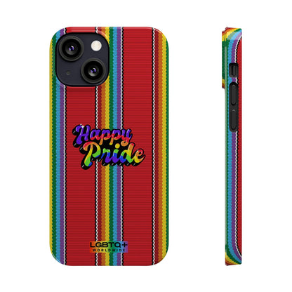 LGBTQWorldwide - ,,HAPPY PRIDE" Handyhülle Accessories, Back-to-School, card, Glossy, iPhone, iPhone Cases, Phone accessory, Phone Cases, Samsung Cases, Slim lgbtq Bekleidung Accessoires unisex Zubehör