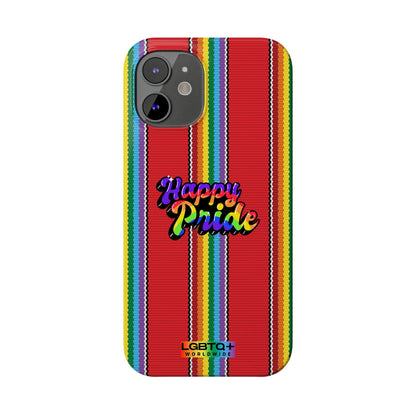 LGBTQWorldwide - ,,HAPPY PRIDE" Handyhülle Accessories, Back-to-School, card, Glossy, iPhone, iPhone Cases, Phone accessory, Phone Cases, Samsung Cases, Slim lgbtq Bekleidung Accessoires unisex Zubehör