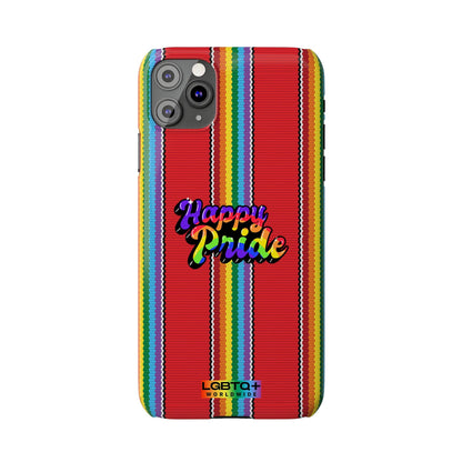 LGBTQWorldwide - ,,HAPPY PRIDE" Handyhülle Accessories, Back-to-School, card, Glossy, iPhone, iPhone Cases, Phone accessory, Phone Cases, Samsung Cases, Slim lgbtq Bekleidung Accessoires unisex Zubehör