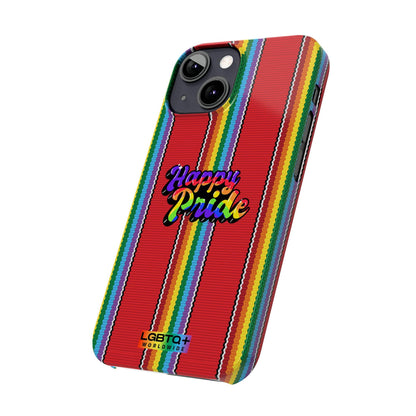 LGBTQWorldwide - ,,HAPPY PRIDE" Handyhülle Accessories, Back-to-School, card, Glossy, iPhone, iPhone Cases, Phone accessory, Phone Cases, Samsung Cases, Slim lgbtq Bekleidung Accessoires unisex Zubehör