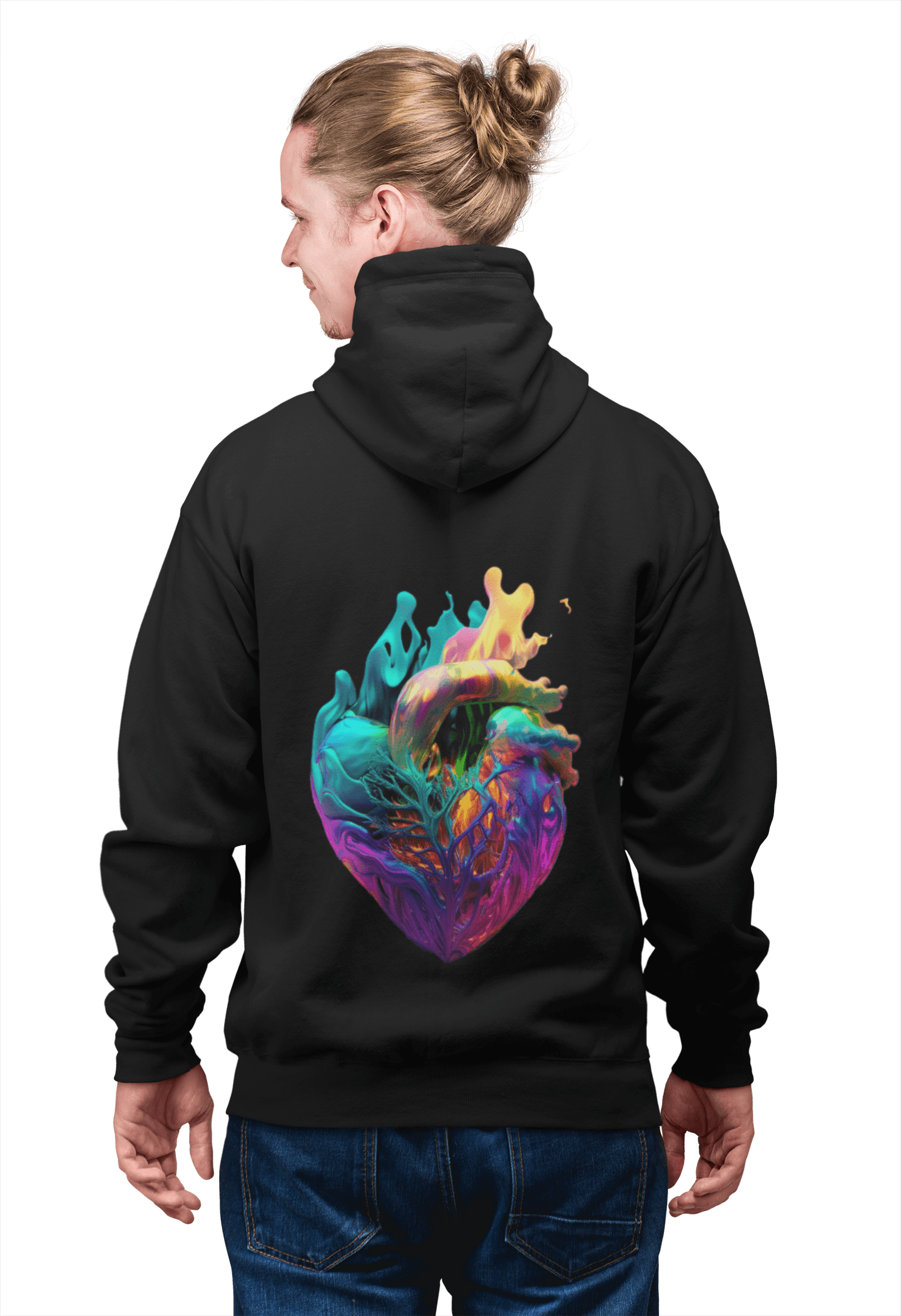 LGBTQWorldwide - ,,HERZ" ai, DTG, Eco-friendly, Hoodies, Men's Clothing, Recycled, Unisex, Vegan, Women's Clothing lgbtq Bekleidung Accessoires unisex Zubehör