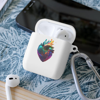 LGBTQWorldwide - ,,HERZ" AirPods und AirPods Pro Hülle Accessories, AirPods, AirPods Pro, Back-to-School, Case, Flexible, tech, Tech Accessories, TPU lgbtq Bekleidung Accessoires unisex Zubehör