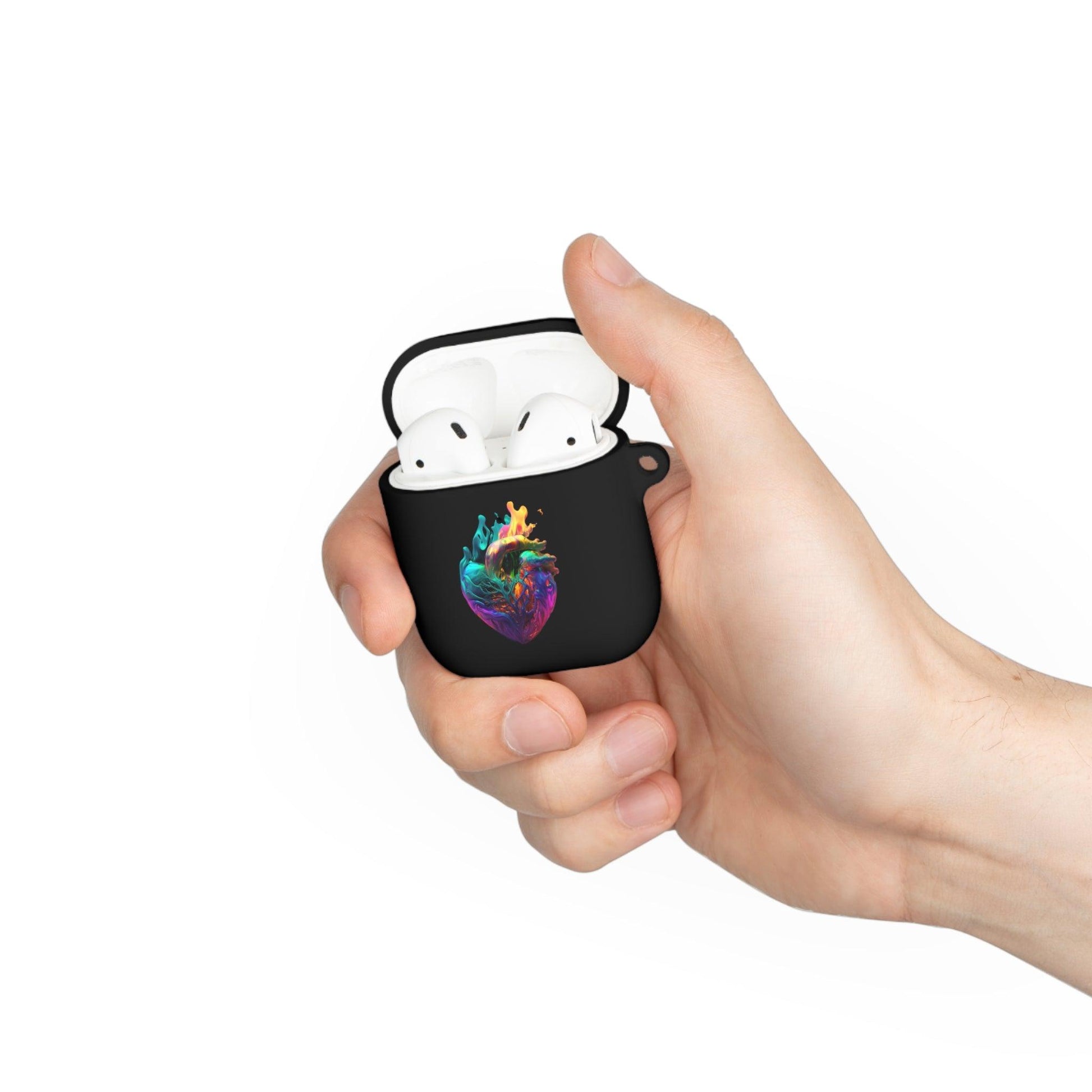 LGBTQWorldwide - ,,HERZ" AirPods und AirPods Pro Hülle Accessories, AirPods, AirPods Pro, Back-to-School, Case, Flexible, tech, Tech Accessories, TPU lgbtq Bekleidung Accessoires unisex Zubehör