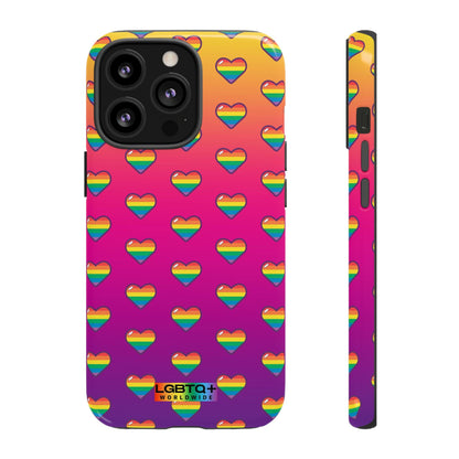 LGBTQWorldwide - ,,HERZ" Doppelgehäuse Handyhülle Accessories, Glossy, iPhone Cases, Matte, Phone accessory, Phone Cases, Samsung Cases, Thermo, Valentine's Day Picks lgbtq Bekleidung Accessoires unisex Zubehör