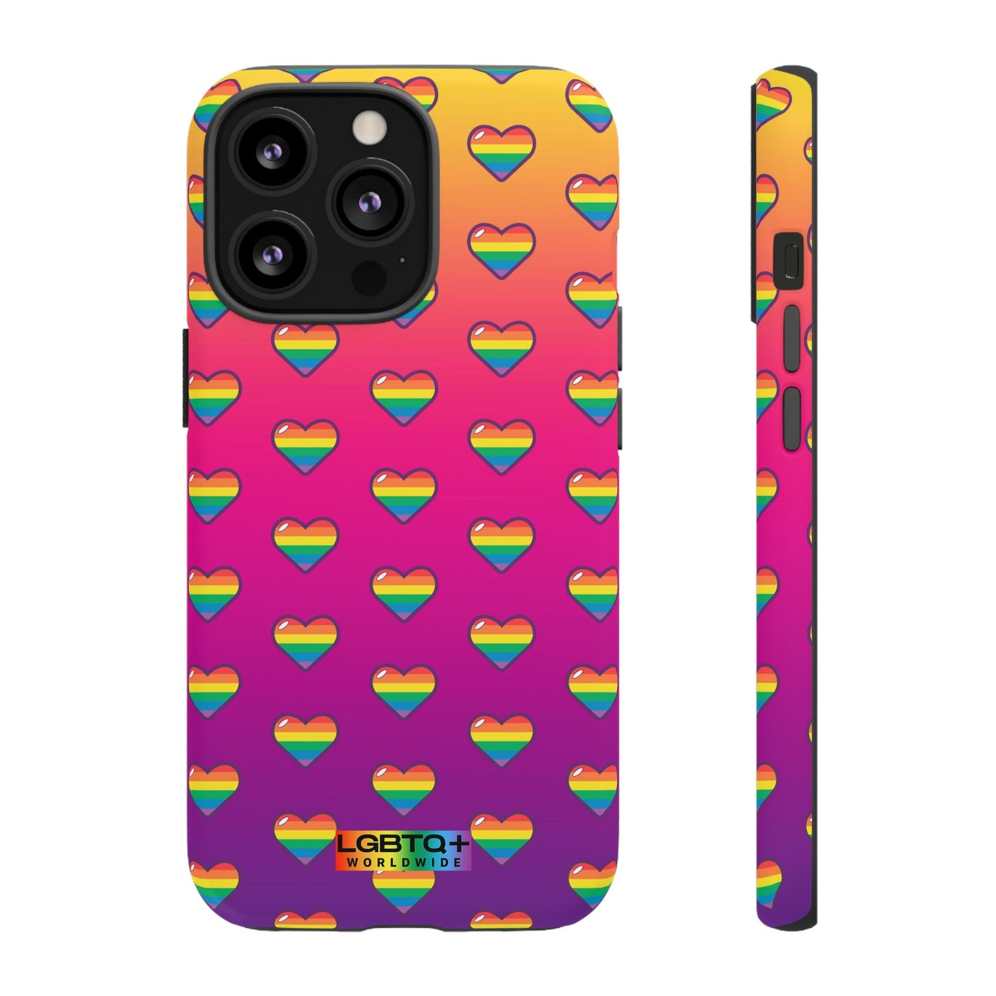 LGBTQWorldwide - ,,HERZ" Doppelgehäuse Handyhülle Accessories, Glossy, iPhone Cases, Matte, Phone accessory, Phone Cases, Samsung Cases, Thermo, Valentine's Day Picks lgbtq Bekleidung Accessoires unisex Zubehör