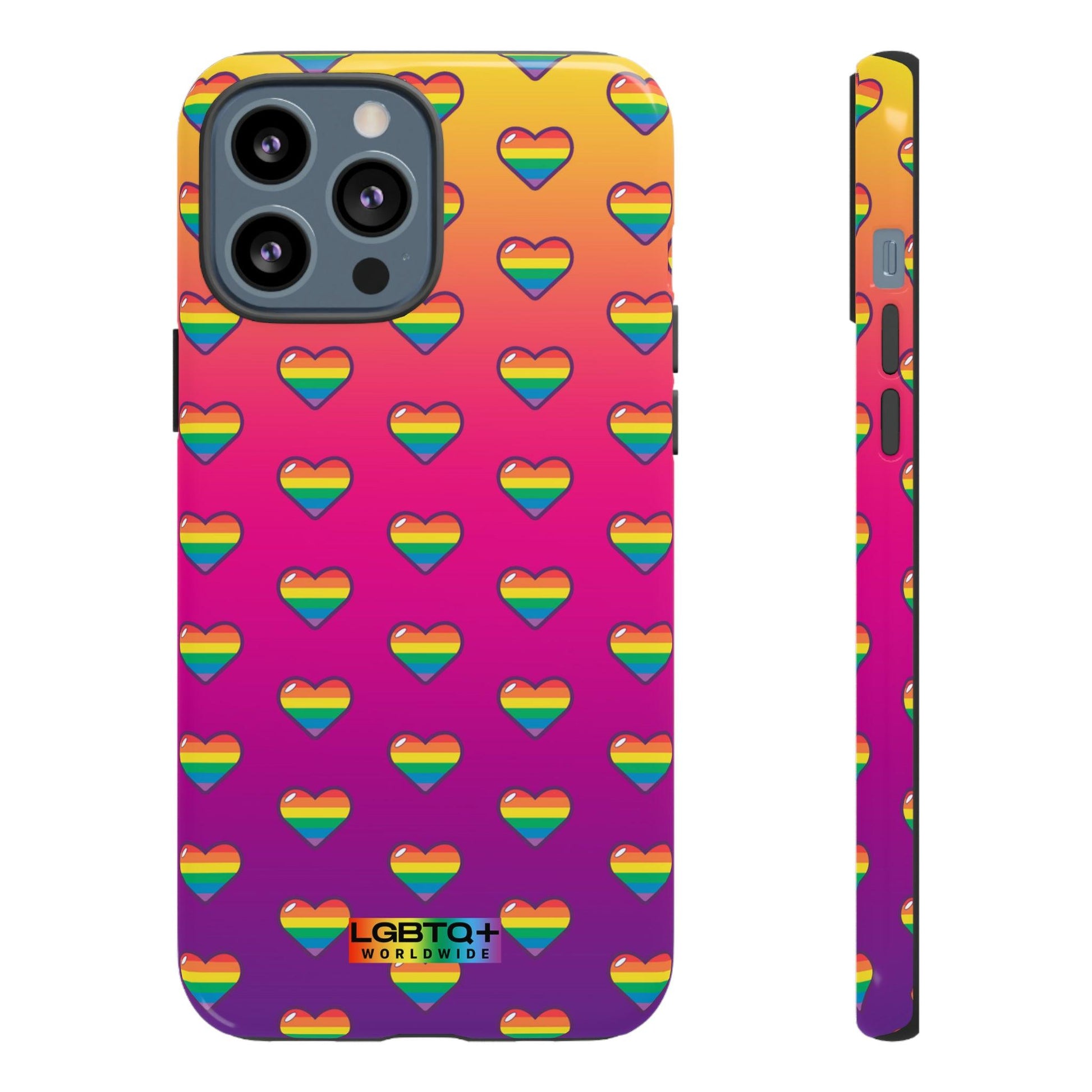 LGBTQWorldwide - ,,HERZ" Doppelgehäuse Handyhülle Accessories, Glossy, iPhone Cases, Matte, Phone accessory, Phone Cases, Samsung Cases, Thermo, Valentine's Day Picks lgbtq Bekleidung Accessoires unisex Zubehör