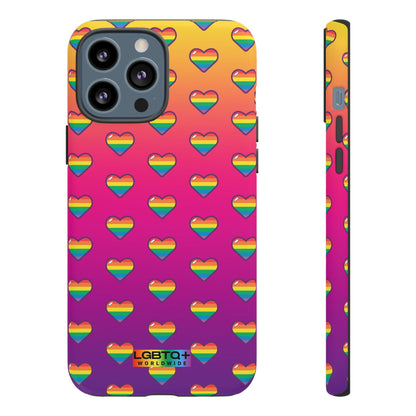 LGBTQWorldwide - ,,HERZ" Doppelgehäuse Handyhülle Accessories, Glossy, iPhone Cases, Matte, Phone accessory, Phone Cases, Samsung Cases, Thermo, Valentine's Day Picks lgbtq Bekleidung Accessoires unisex Zubehör