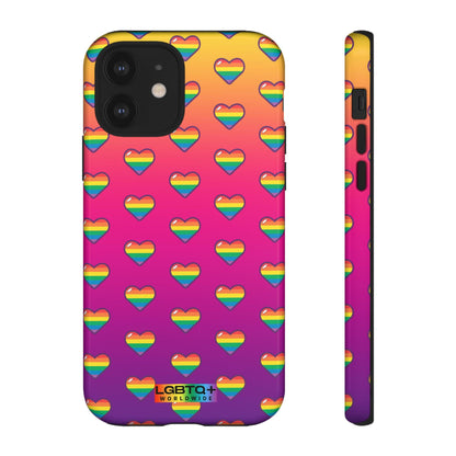 LGBTQWorldwide - ,,HERZ" Doppelgehäuse Handyhülle Accessories, Glossy, iPhone Cases, Matte, Phone accessory, Phone Cases, Samsung Cases, Thermo, Valentine's Day Picks lgbtq Bekleidung Accessoires unisex Zubehör