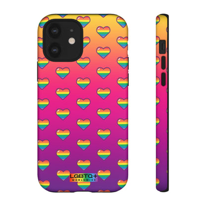 LGBTQWorldwide - ,,HERZ" Doppelgehäuse Handyhülle Accessories, Glossy, iPhone Cases, Matte, Phone accessory, Phone Cases, Samsung Cases, Thermo, Valentine's Day Picks lgbtq Bekleidung Accessoires unisex Zubehör