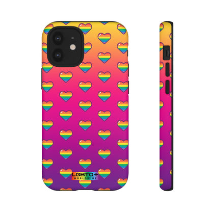 LGBTQWorldwide - ,,HERZ" Doppelgehäuse Handyhülle Accessories, Glossy, iPhone Cases, Matte, Phone accessory, Phone Cases, Samsung Cases, Thermo, Valentine's Day Picks lgbtq Bekleidung Accessoires unisex Zubehör