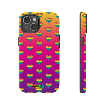 LGBTQWorldwide - ,,HERZ" Doppelgehäuse Handyhülle Accessories, Glossy, iPhone Cases, Matte, Phone accessory, Phone Cases, Samsung Cases, Thermo, Valentine's Day Picks lgbtq Bekleidung Accessoires unisex Zubehör