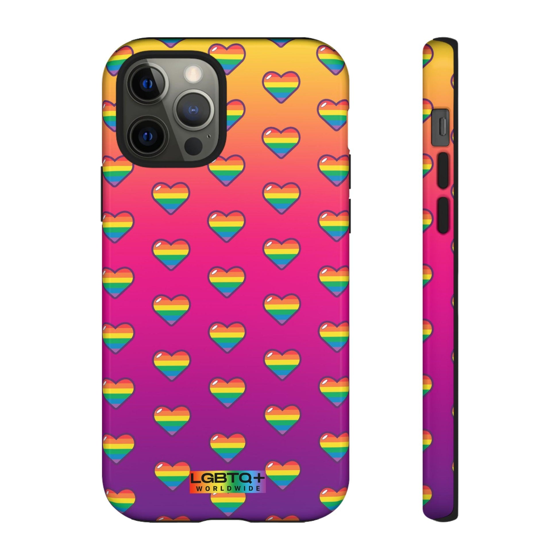 LGBTQWorldwide - ,,HERZ" Doppelgehäuse Handyhülle Accessories, Glossy, iPhone Cases, Matte, Phone accessory, Phone Cases, Samsung Cases, Thermo, Valentine's Day Picks lgbtq Bekleidung Accessoires unisex Zubehör