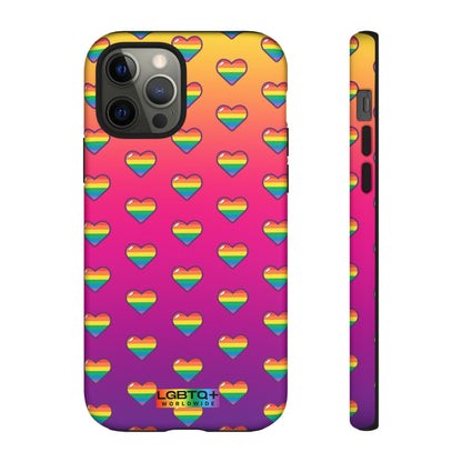 LGBTQWorldwide - ,,HERZ" Doppelgehäuse Handyhülle Accessories, Glossy, iPhone Cases, Matte, Phone accessory, Phone Cases, Samsung Cases, Thermo, Valentine's Day Picks lgbtq Bekleidung Accessoires unisex Zubehör