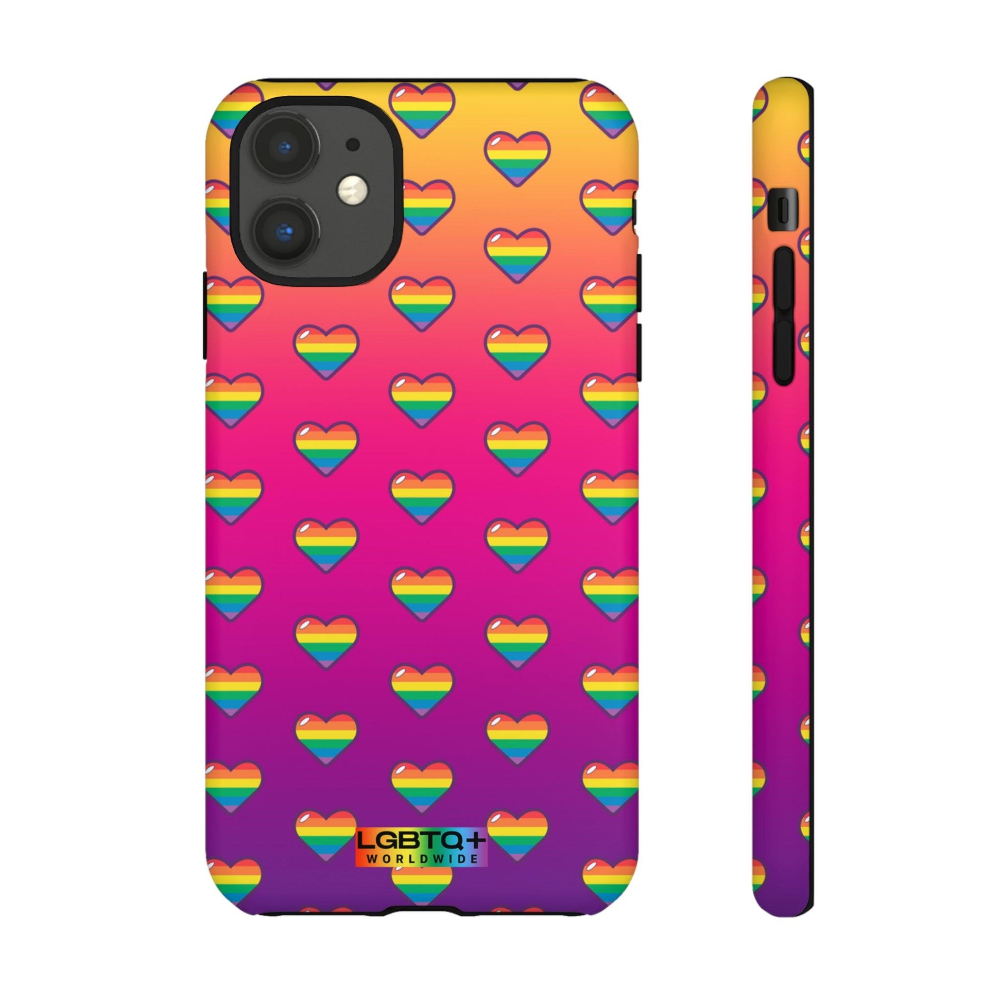 LGBTQWorldwide - ,,HERZ" Doppelgehäuse Handyhülle Accessories, Glossy, iPhone Cases, Matte, Phone accessory, Phone Cases, Samsung Cases, Thermo, Valentine's Day Picks lgbtq Bekleidung Accessoires unisex Zubehör