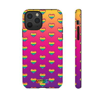 LGBTQWorldwide - ,,HERZ" Doppelgehäuse Handyhülle Accessories, Glossy, iPhone Cases, Matte, Phone accessory, Phone Cases, Samsung Cases, Thermo, Valentine's Day Picks lgbtq Bekleidung Accessoires unisex Zubehör