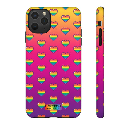 LGBTQWorldwide - ,,HERZ" Doppelgehäuse Handyhülle Accessories, Glossy, iPhone Cases, Matte, Phone accessory, Phone Cases, Samsung Cases, Thermo, Valentine's Day Picks lgbtq Bekleidung Accessoires unisex Zubehör