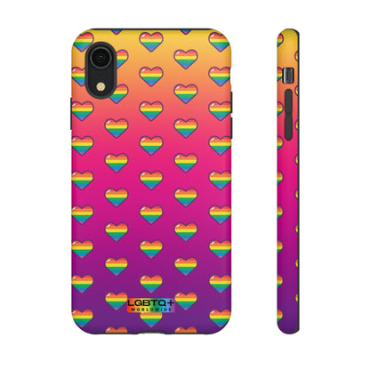 LGBTQWorldwide - ,,HERZ" Doppelgehäuse Handyhülle Accessories, Glossy, iPhone Cases, Matte, Phone accessory, Phone Cases, Samsung Cases, Thermo, Valentine's Day Picks lgbtq Bekleidung Accessoires unisex Zubehör