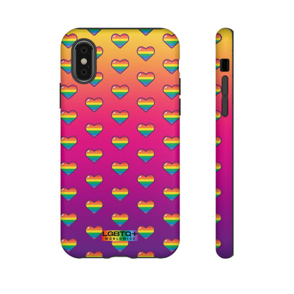 LGBTQWorldwide - ,,HERZ" Doppelgehäuse Handyhülle Accessories, Glossy, iPhone Cases, Matte, Phone accessory, Phone Cases, Samsung Cases, Thermo, Valentine's Day Picks lgbtq Bekleidung Accessoires unisex Zubehör