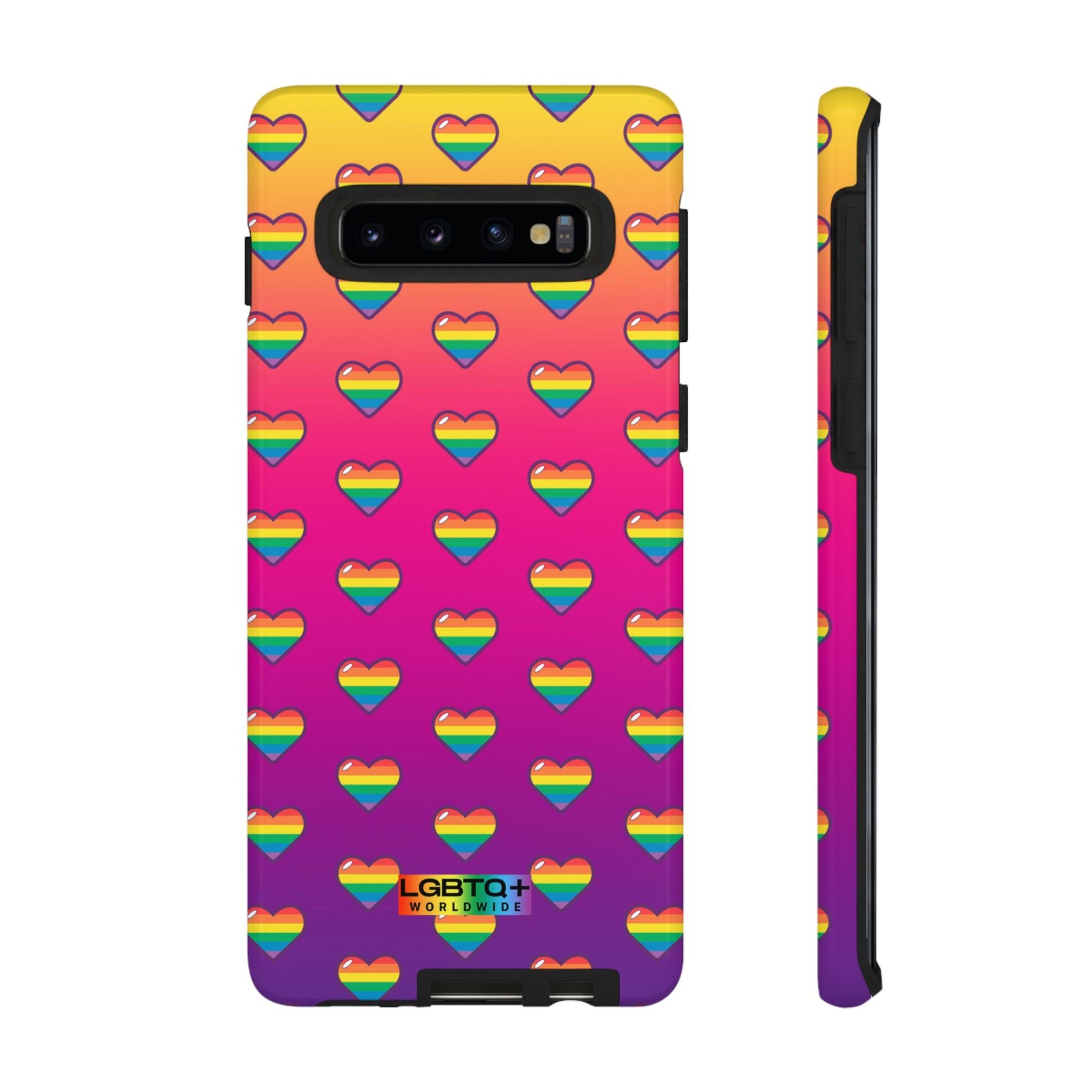 LGBTQWorldwide - ,,HERZ" Doppelgehäuse Handyhülle Accessories, Glossy, iPhone Cases, Matte, Phone accessory, Phone Cases, Samsung Cases, Thermo, Valentine's Day Picks lgbtq Bekleidung Accessoires unisex Zubehör