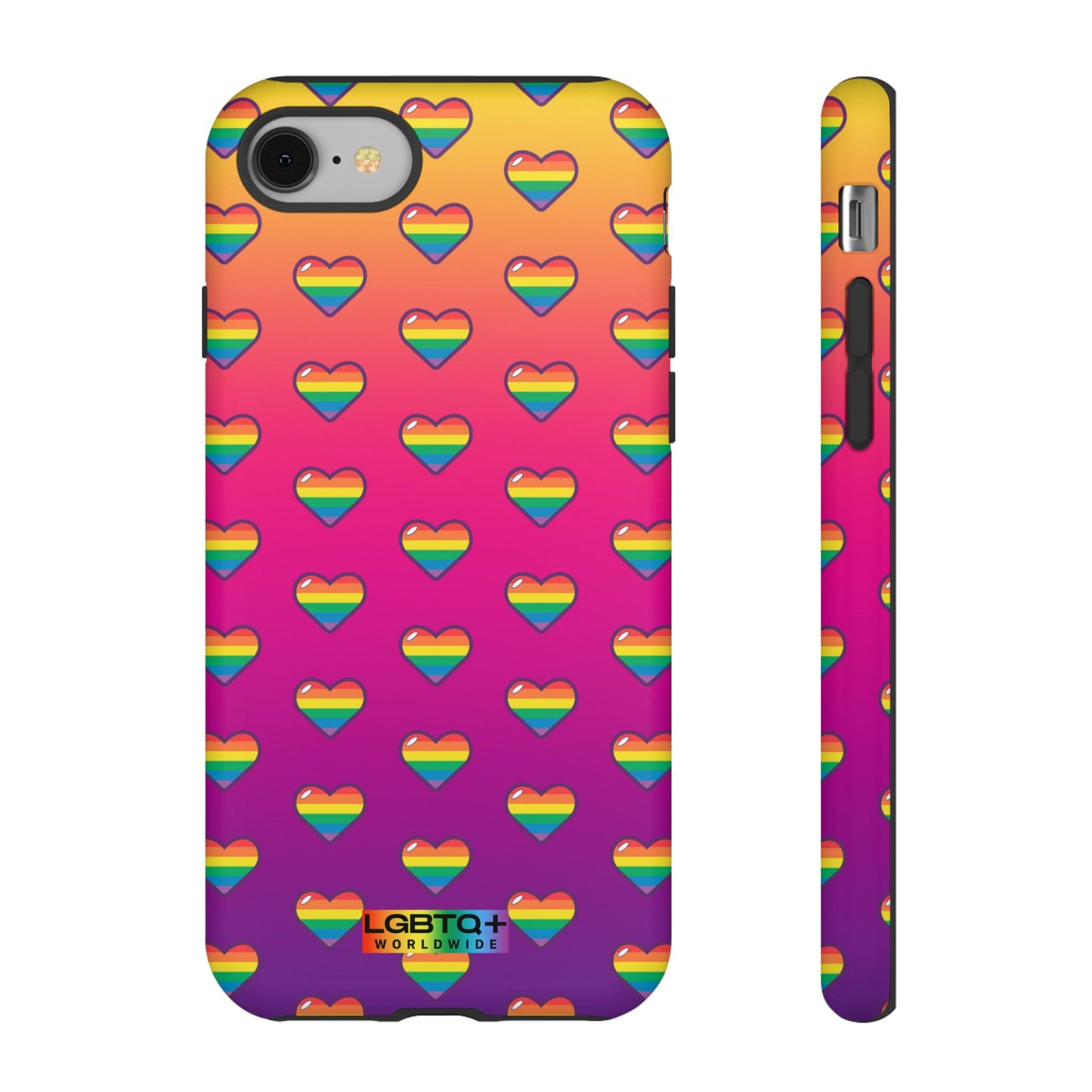 LGBTQWorldwide - ,,HERZ" Doppelgehäuse Handyhülle Accessories, Glossy, iPhone Cases, Matte, Phone accessory, Phone Cases, Samsung Cases, Thermo, Valentine's Day Picks lgbtq Bekleidung Accessoires unisex Zubehör