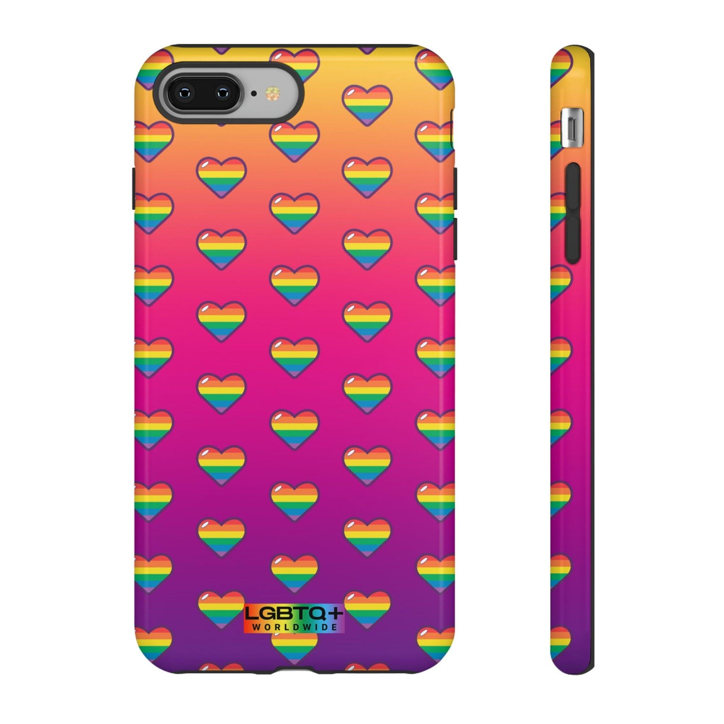 LGBTQWorldwide - ,,HERZ" Doppelgehäuse Handyhülle Accessories, Glossy, iPhone Cases, Matte, Phone accessory, Phone Cases, Samsung Cases, Thermo, Valentine's Day Picks lgbtq Bekleidung Accessoires unisex Zubehör