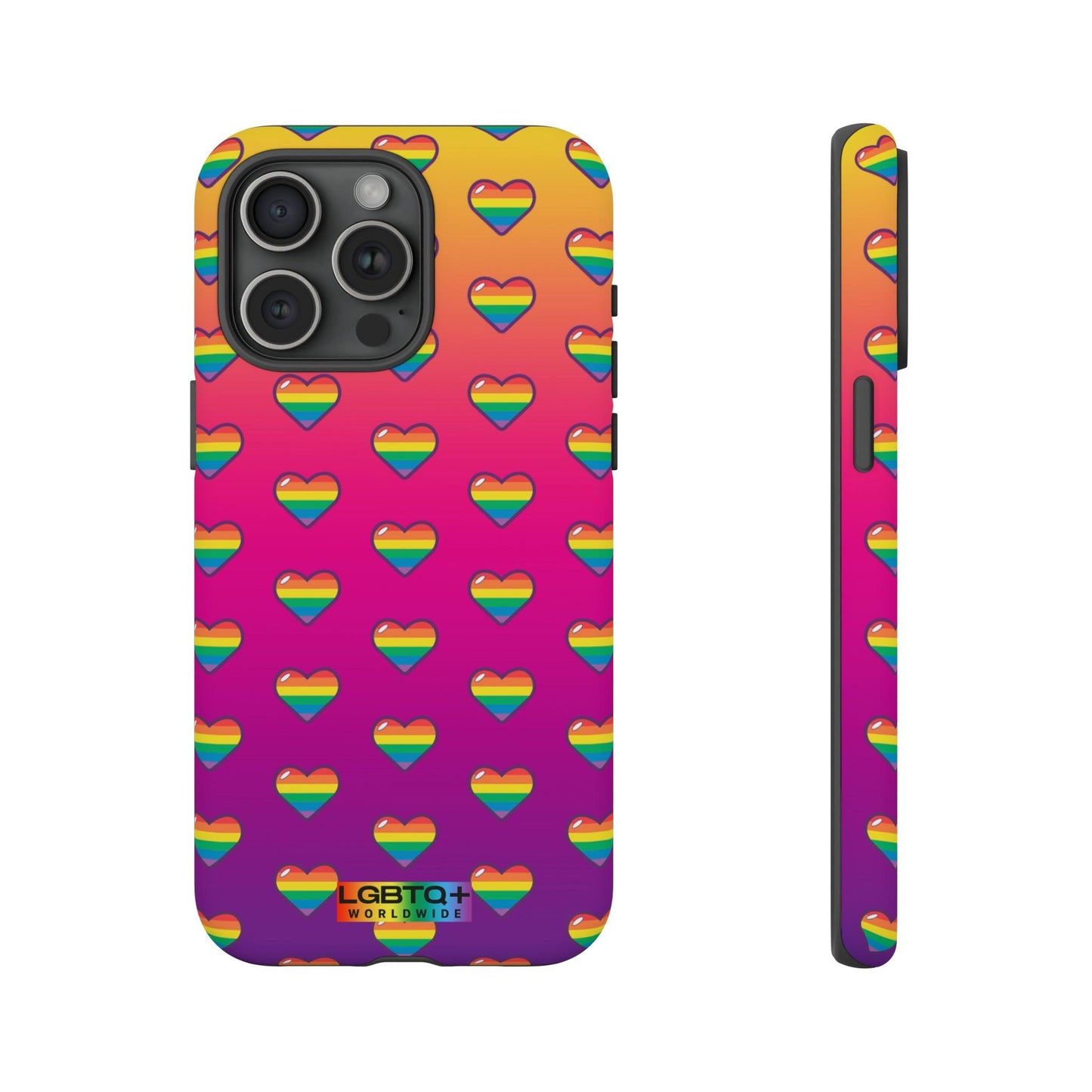 LGBTQWorldwide - ,,HERZ" Doppelgehäuse Handyhülle Accessories, Glossy, iPhone Cases, Matte, Phone accessory, Phone Cases, Samsung Cases, Thermo, Valentine's Day Picks lgbtq Bekleidung Accessoires unisex Zubehör