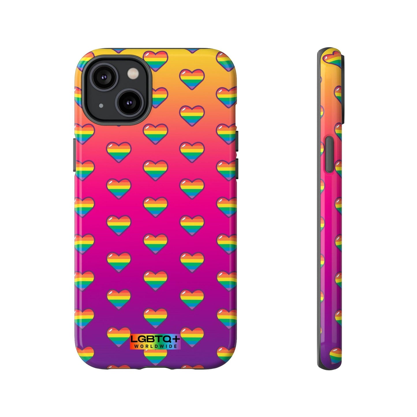 LGBTQWorldwide - ,,HERZ" Doppelgehäuse Handyhülle Accessories, Glossy, iPhone Cases, Matte, Phone accessory, Phone Cases, Samsung Cases, Thermo, Valentine's Day Picks lgbtq Bekleidung Accessoires unisex Zubehör