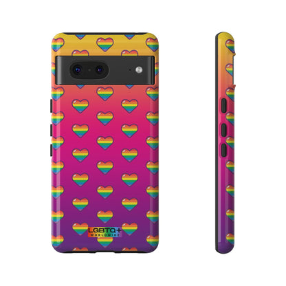 LGBTQWorldwide - ,,HERZ" Doppelgehäuse Handyhülle Accessories, Glossy, iPhone Cases, Matte, Phone accessory, Phone Cases, Samsung Cases, Thermo, Valentine's Day Picks lgbtq Bekleidung Accessoires unisex Zubehör