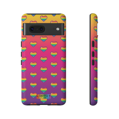 LGBTQWorldwide - ,,HERZ" Doppelgehäuse Handyhülle Accessories, Glossy, iPhone Cases, Matte, Phone accessory, Phone Cases, Samsung Cases, Thermo, Valentine's Day Picks lgbtq Bekleidung Accessoires unisex Zubehör