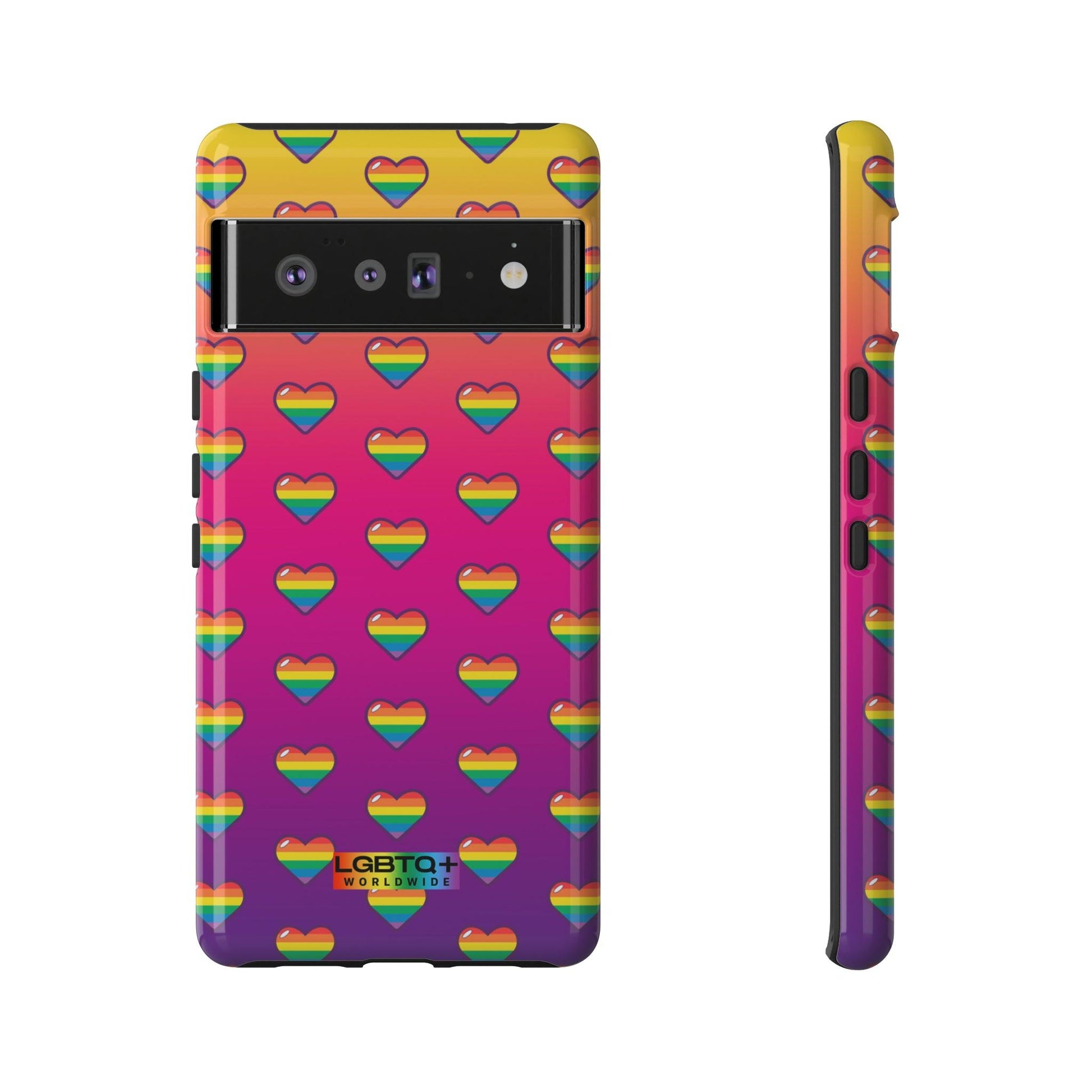 LGBTQWorldwide - ,,HERZ" Doppelgehäuse Handyhülle Accessories, Glossy, iPhone Cases, Matte, Phone accessory, Phone Cases, Samsung Cases, Thermo, Valentine's Day Picks lgbtq Bekleidung Accessoires unisex Zubehör