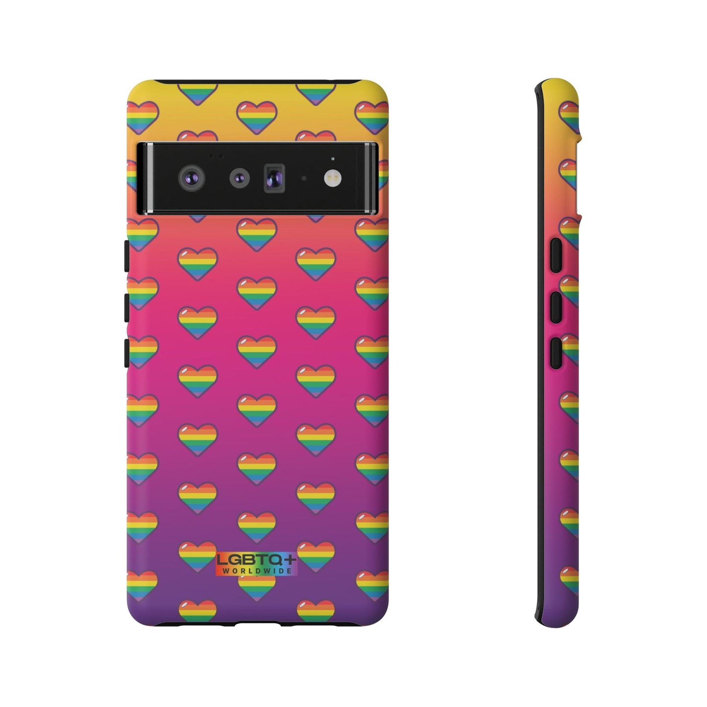 LGBTQWorldwide - ,,HERZ" Doppelgehäuse Handyhülle Accessories, Glossy, iPhone Cases, Matte, Phone accessory, Phone Cases, Samsung Cases, Thermo, Valentine's Day Picks lgbtq Bekleidung Accessoires unisex Zubehör