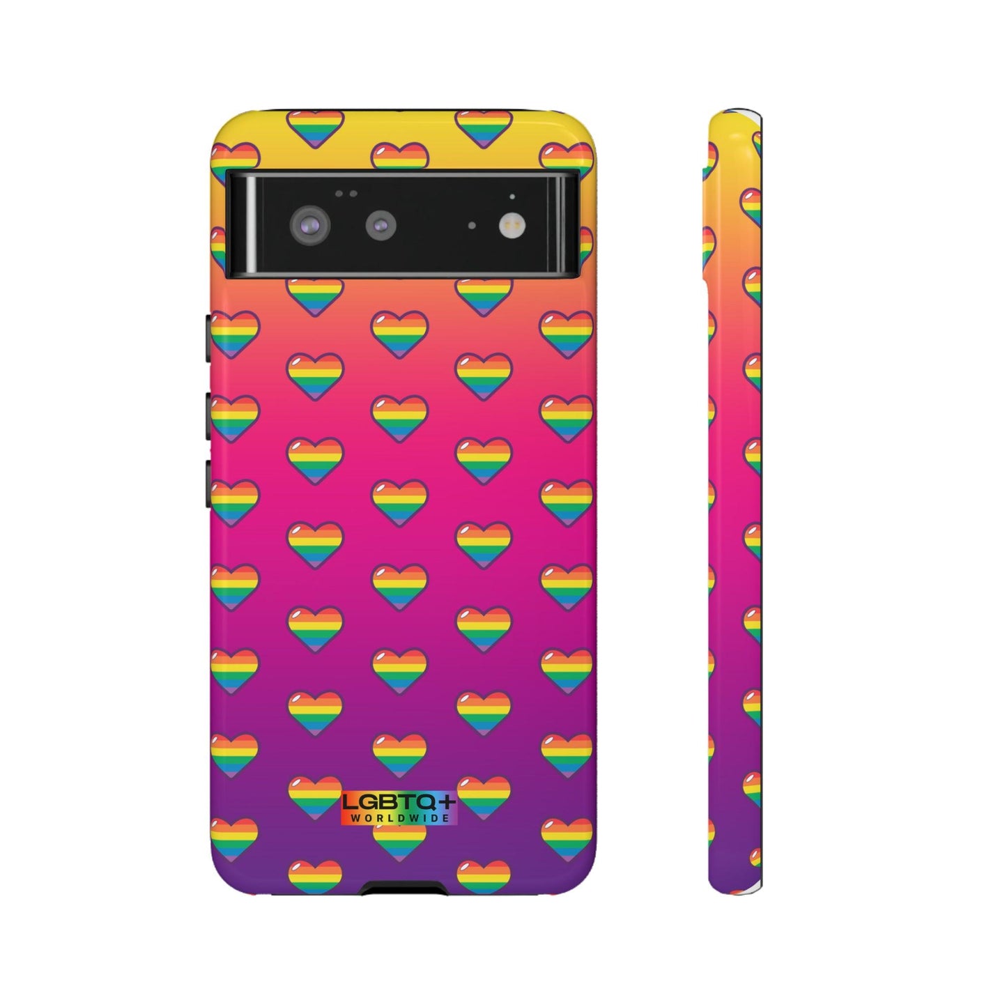 LGBTQWorldwide - ,,HERZ" Doppelgehäuse Handyhülle Accessories, Glossy, iPhone Cases, Matte, Phone accessory, Phone Cases, Samsung Cases, Thermo, Valentine's Day Picks lgbtq Bekleidung Accessoires unisex Zubehör