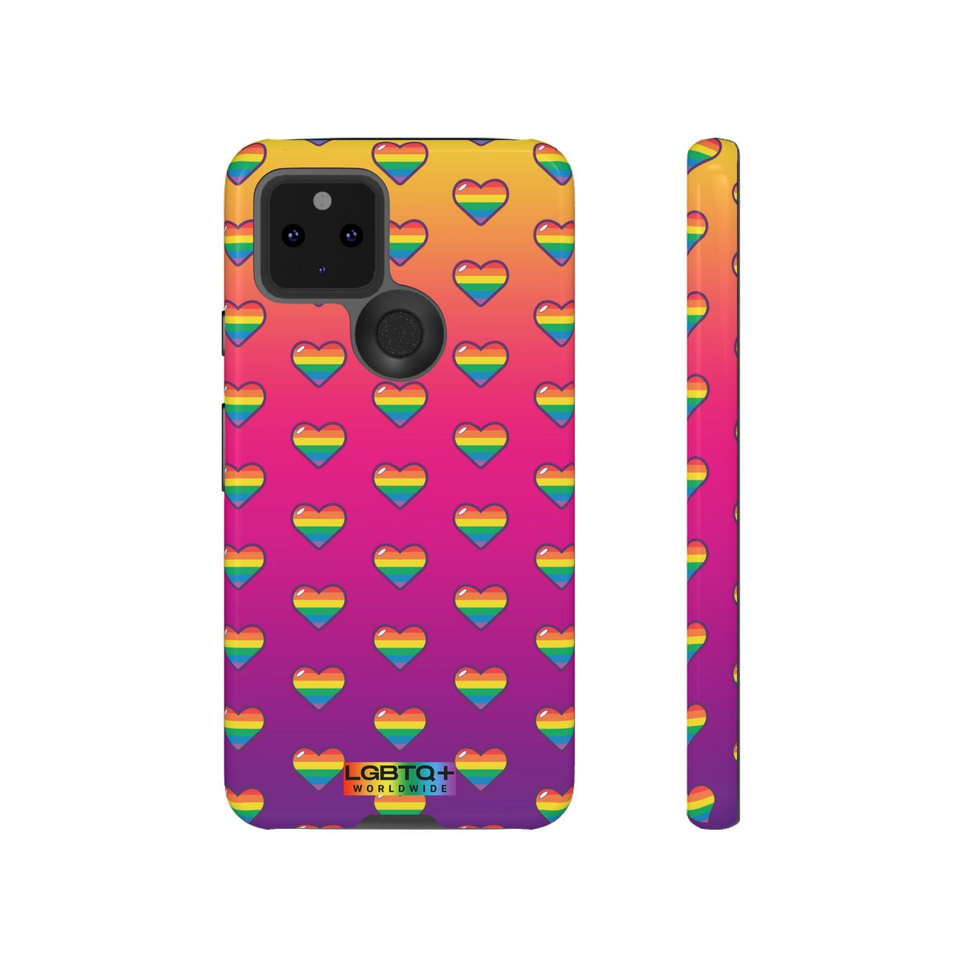 LGBTQWorldwide - ,,HERZ" Doppelgehäuse Handyhülle Accessories, Glossy, iPhone Cases, Matte, Phone accessory, Phone Cases, Samsung Cases, Thermo, Valentine's Day Picks lgbtq Bekleidung Accessoires unisex Zubehör