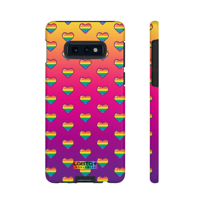 LGBTQWorldwide - ,,HERZ" Doppelgehäuse Handyhülle Accessories, Glossy, iPhone Cases, Matte, Phone accessory, Phone Cases, Samsung Cases, Thermo, Valentine's Day Picks lgbtq Bekleidung Accessoires unisex Zubehör