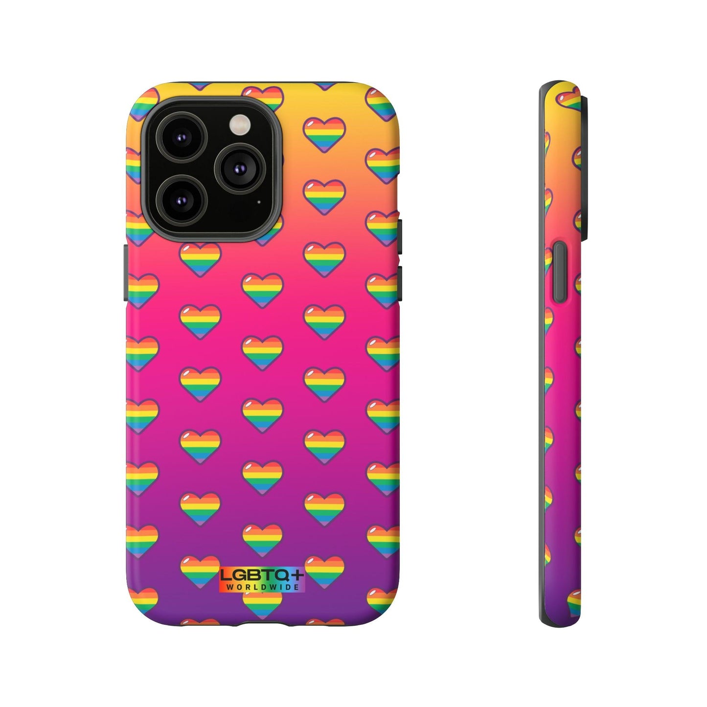 LGBTQWorldwide - ,,HERZ" Doppelgehäuse Handyhülle Accessories, Glossy, iPhone Cases, Matte, Phone accessory, Phone Cases, Samsung Cases, Thermo, Valentine's Day Picks lgbtq Bekleidung Accessoires unisex Zubehör