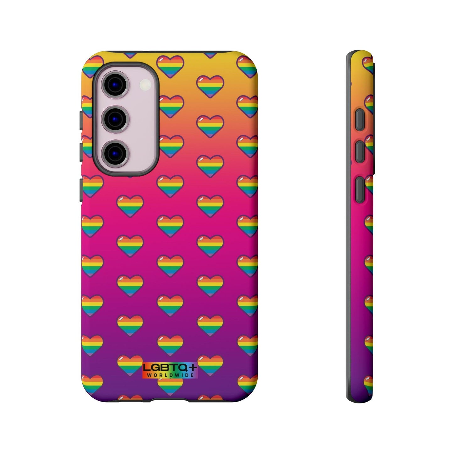 LGBTQWorldwide - ,,HERZ" Doppelgehäuse Handyhülle Accessories, Glossy, iPhone Cases, Matte, Phone accessory, Phone Cases, Samsung Cases, Thermo, Valentine's Day Picks lgbtq Bekleidung Accessoires unisex Zubehör