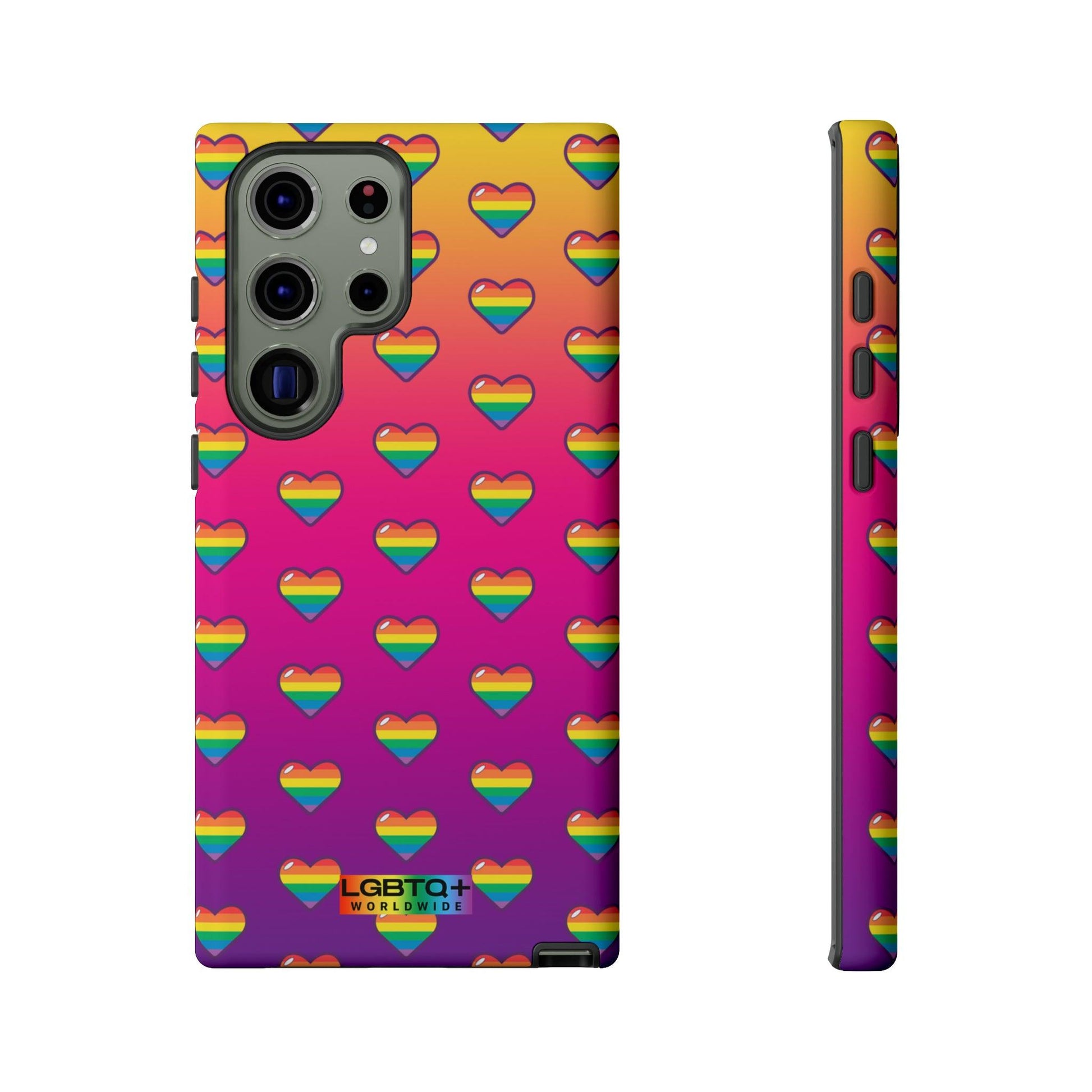 LGBTQWorldwide - ,,HERZ" Doppelgehäuse Handyhülle Accessories, Glossy, iPhone Cases, Matte, Phone accessory, Phone Cases, Samsung Cases, Thermo, Valentine's Day Picks lgbtq Bekleidung Accessoires unisex Zubehör