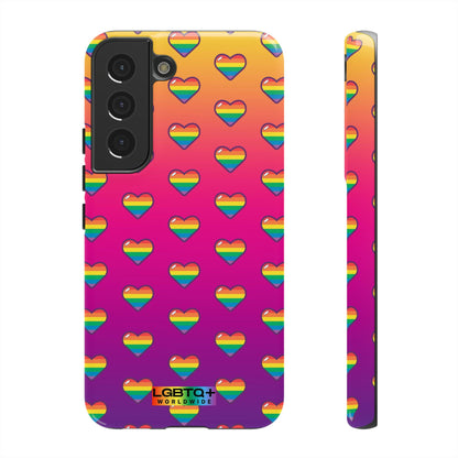 LGBTQWorldwide - ,,HERZ" Doppelgehäuse Handyhülle Accessories, Glossy, iPhone Cases, Matte, Phone accessory, Phone Cases, Samsung Cases, Thermo, Valentine's Day Picks lgbtq Bekleidung Accessoires unisex Zubehör