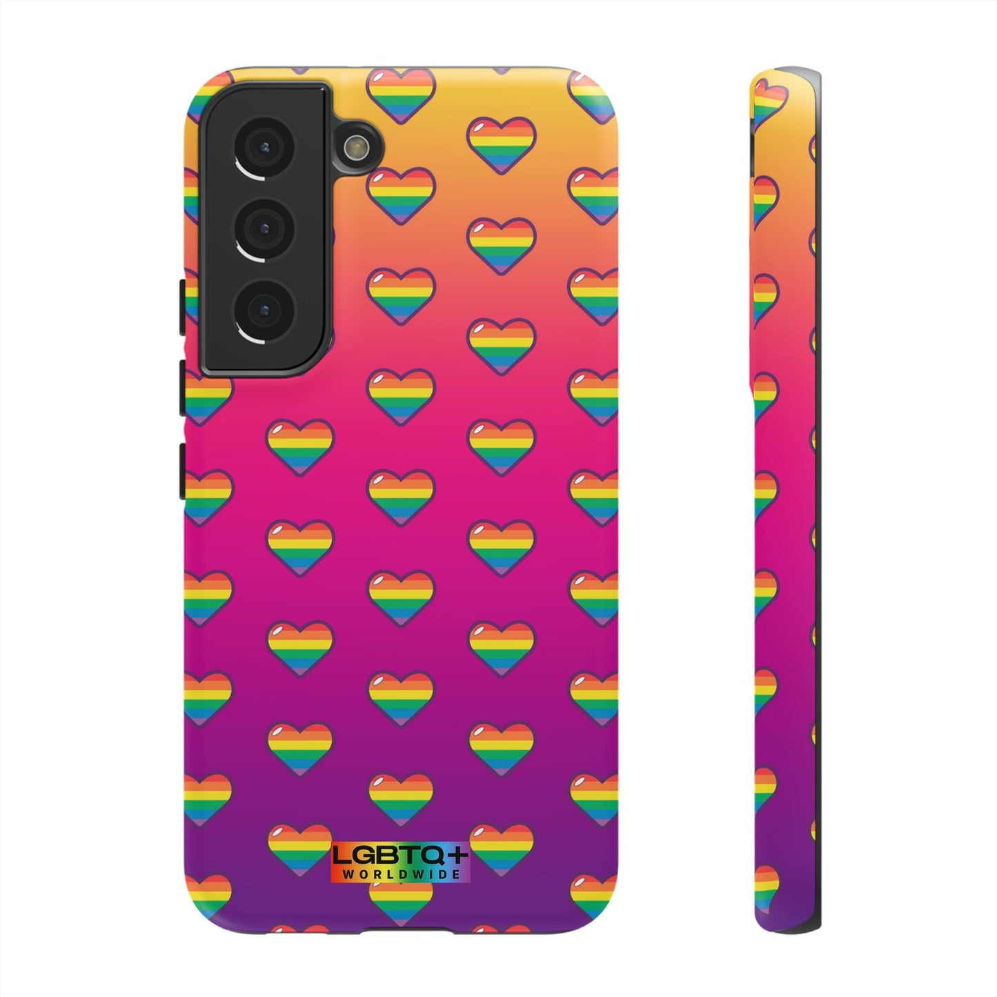 LGBTQWorldwide - ,,HERZ" Doppelgehäuse Handyhülle Accessories, Glossy, iPhone Cases, Matte, Phone accessory, Phone Cases, Samsung Cases, Thermo, Valentine's Day Picks lgbtq Bekleidung Accessoires unisex Zubehör