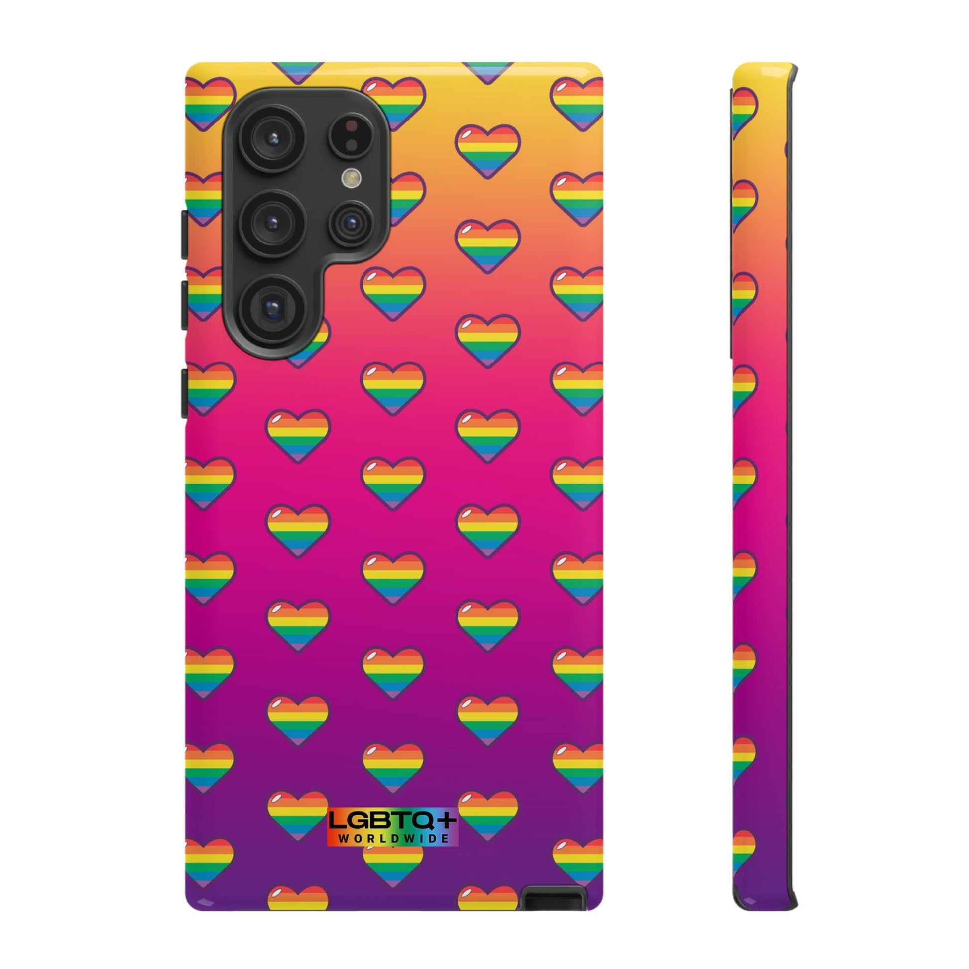 LGBTQWorldwide - ,,HERZ" Doppelgehäuse Handyhülle Accessories, Glossy, iPhone Cases, Matte, Phone accessory, Phone Cases, Samsung Cases, Thermo, Valentine's Day Picks lgbtq Bekleidung Accessoires unisex Zubehör