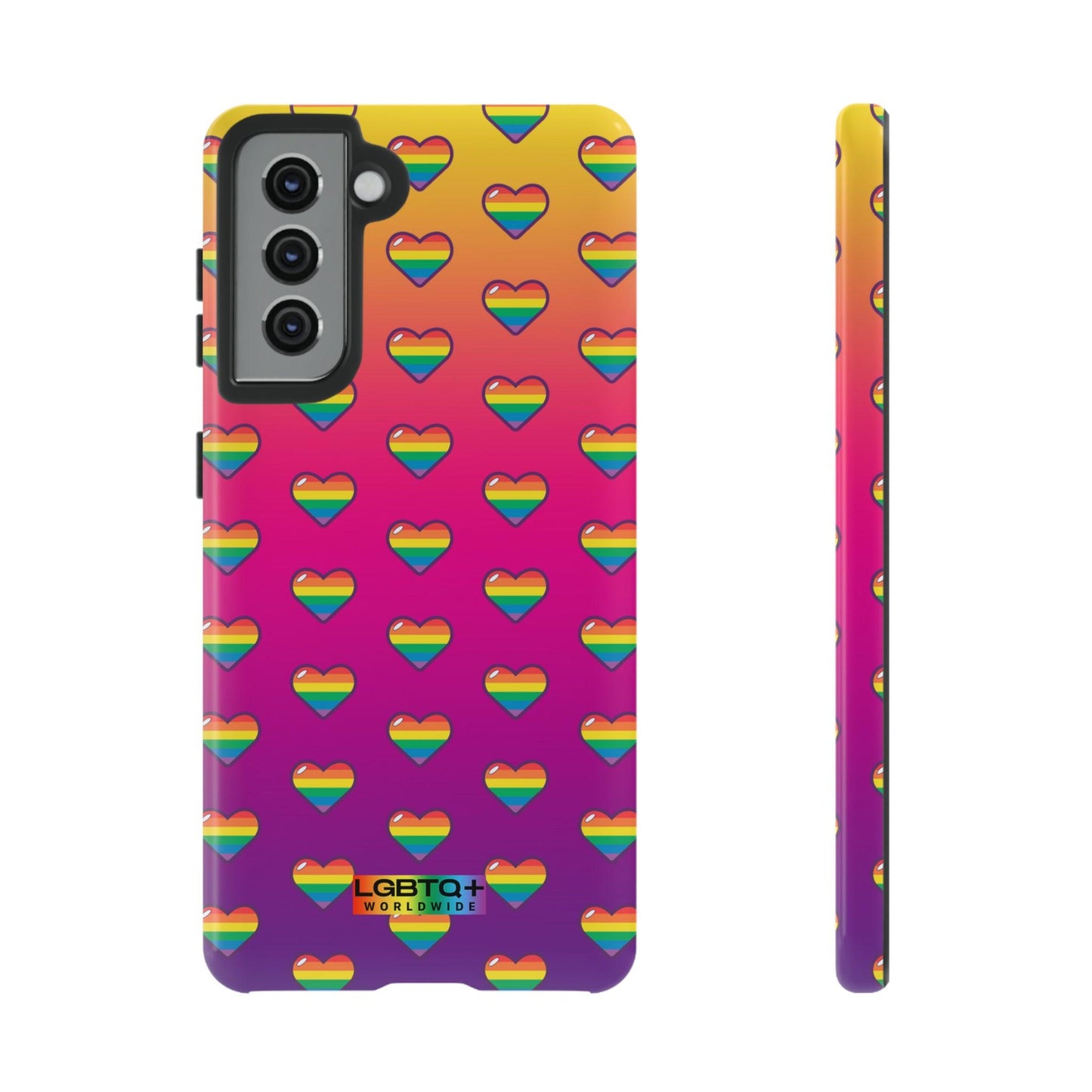 LGBTQWorldwide - ,,HERZ" Doppelgehäuse Handyhülle Accessories, Glossy, iPhone Cases, Matte, Phone accessory, Phone Cases, Samsung Cases, Thermo, Valentine's Day Picks lgbtq Bekleidung Accessoires unisex Zubehör