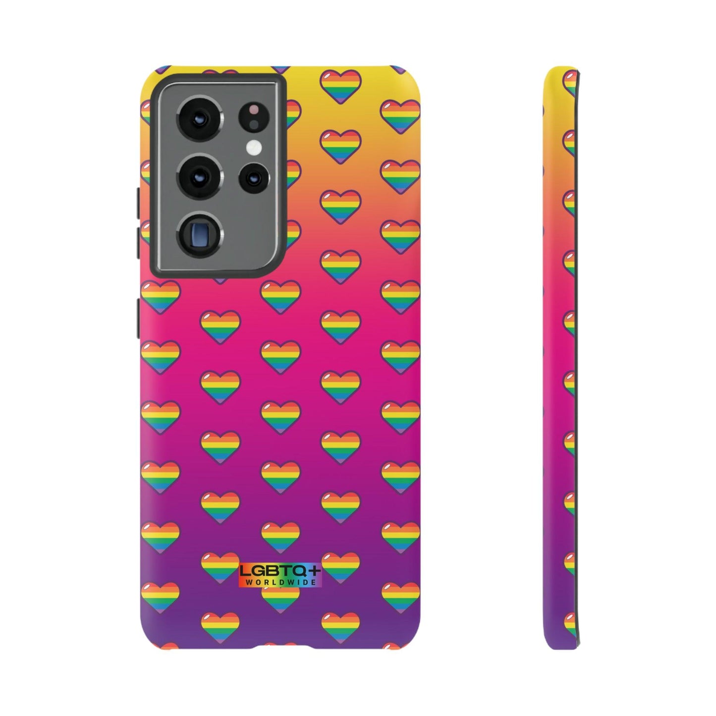 LGBTQWorldwide - ,,HERZ" Doppelgehäuse Handyhülle Accessories, Glossy, iPhone Cases, Matte, Phone accessory, Phone Cases, Samsung Cases, Thermo, Valentine's Day Picks lgbtq Bekleidung Accessoires unisex Zubehör