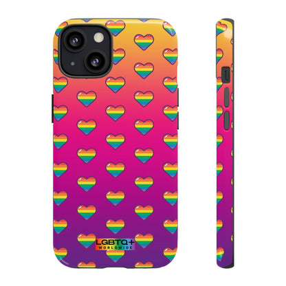 LGBTQWorldwide - ,,HERZ" Doppelgehäuse Handyhülle Accessories, Glossy, iPhone Cases, Matte, Phone accessory, Phone Cases, Samsung Cases, Thermo, Valentine's Day Picks lgbtq Bekleidung Accessoires unisex Zubehör